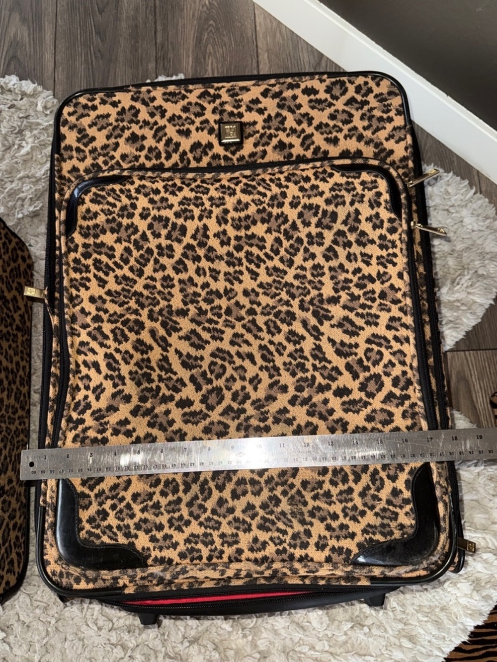 Diane Von Furstenberg MadagascarLeopard Print 1 Piece Rolling suitcase - Picture 6 of 10